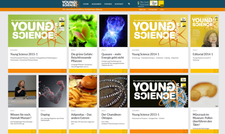 Beim Schreiben für Young Science lernen die SchülerInnen viel für ihre vorwissenschaftlichen Arbeiten. Foto: Young Science 