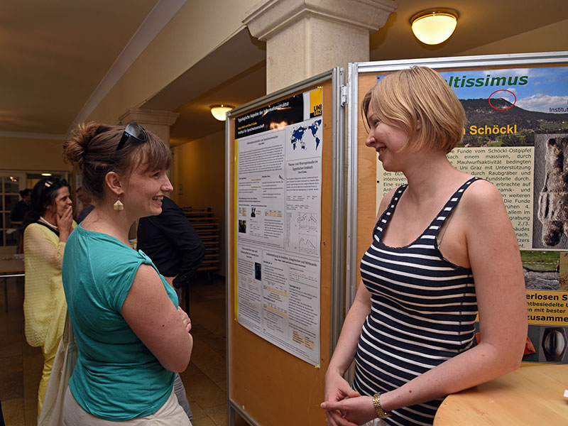 Einblick und Austausch: Beim Tag der GEWI konnten sich Interessierte über aktuelle Projekte informieren. Fotos: Uni Graz/Eklaude ©Uni Graz/Eklaude