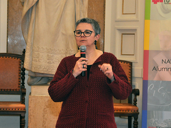 Vizerektorin Renate Dworczak lobte das Erfolgsprojekt NAWI Graz. 