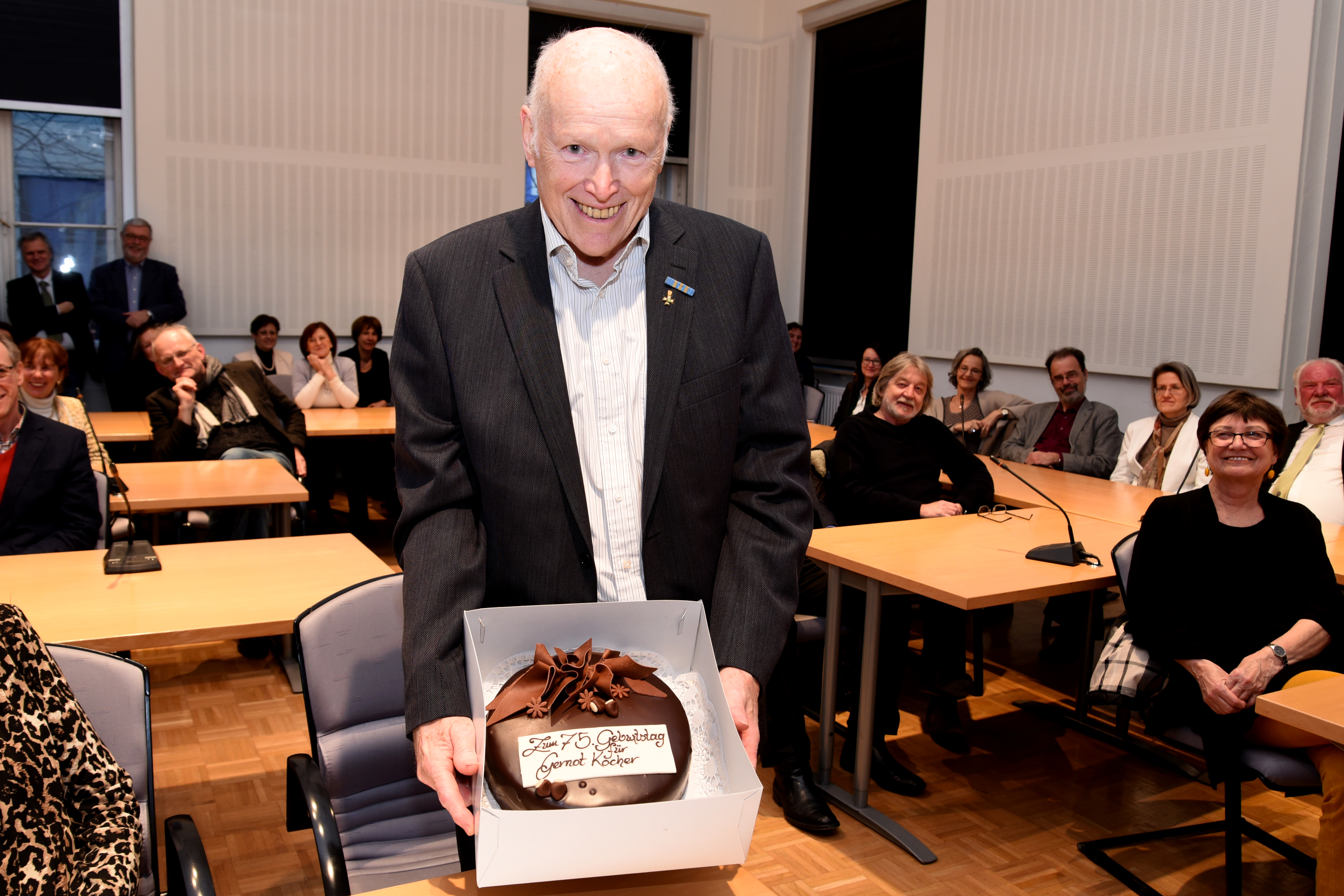 Uni-Forscher, Uni-Politiker und Uni-Mensch: Gernot Kocher feierte seinen 75. Geburtstag. Fotos: Uni Graz/Schweiger 