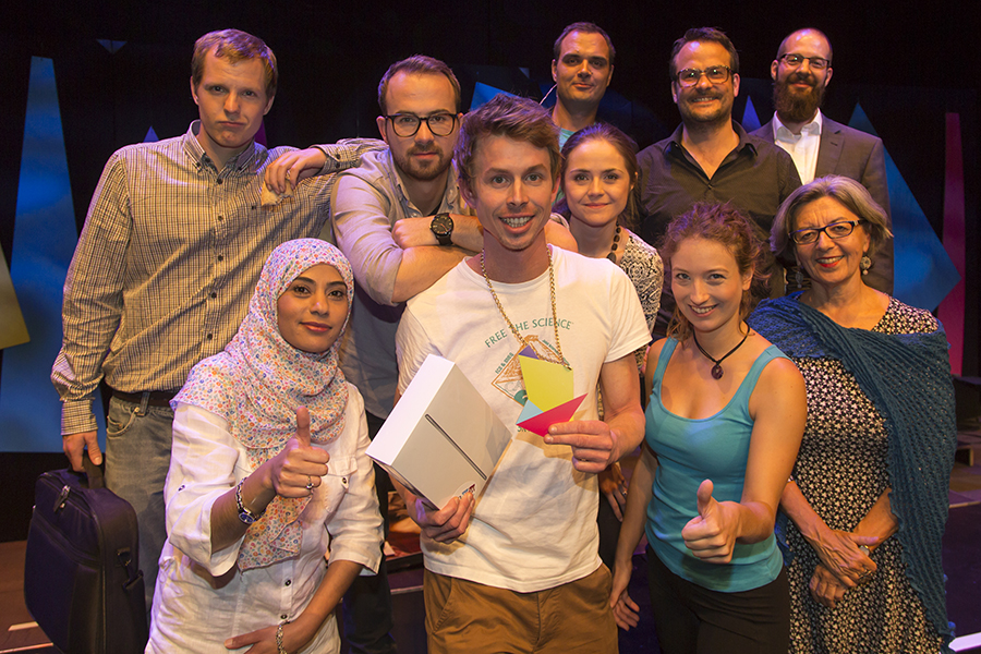 Voller Erfolg, volles Haus. Der 3. Styrian Science Slam ging am 10,. Novemebr im MUMUTH der Kunstuni Graz über die Bühne. Fotos: Steirische Hochschulkonferenz/Lunghammer 
