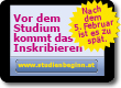 Allgemeine Zulassungsfrist für das Sommersemester läuft noch bis 5. Februar 2014 