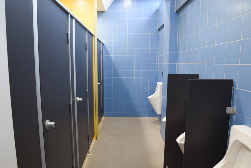 Auch die WC-Anlagen wurden umgebaut und auf den neuesten Stand der Technik gebracht. 