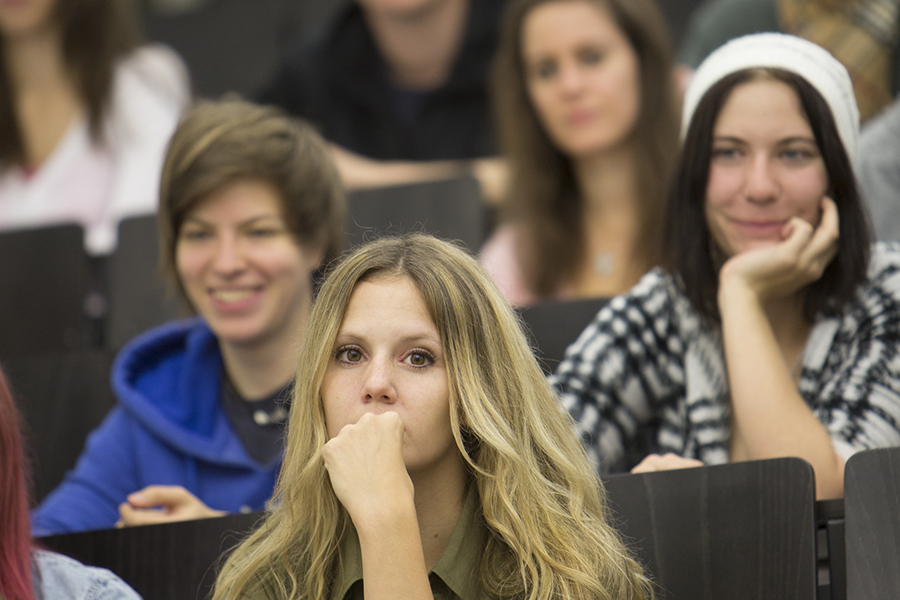 Studierende aller Fachrichtungen profitieren von den Lehrveranstaltungen des Basismoduls. Foto: Uni Graz/Lunghammer ©Helmut Lunghammer