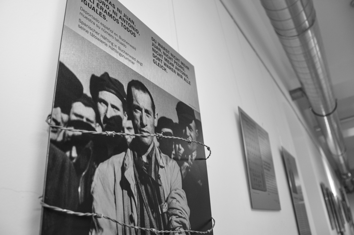 SpanierInnen in Mauthausen: Eine Sonderausstellung im UniGraz@Museum widmet sich anlässlich des 70. Jahrestag der Befreiung des Konzentrationslagers Mauthausen dem Schicksal inhaftierter SpanierInnen. Fotos: Uni Graz/Tzivanopoulos 