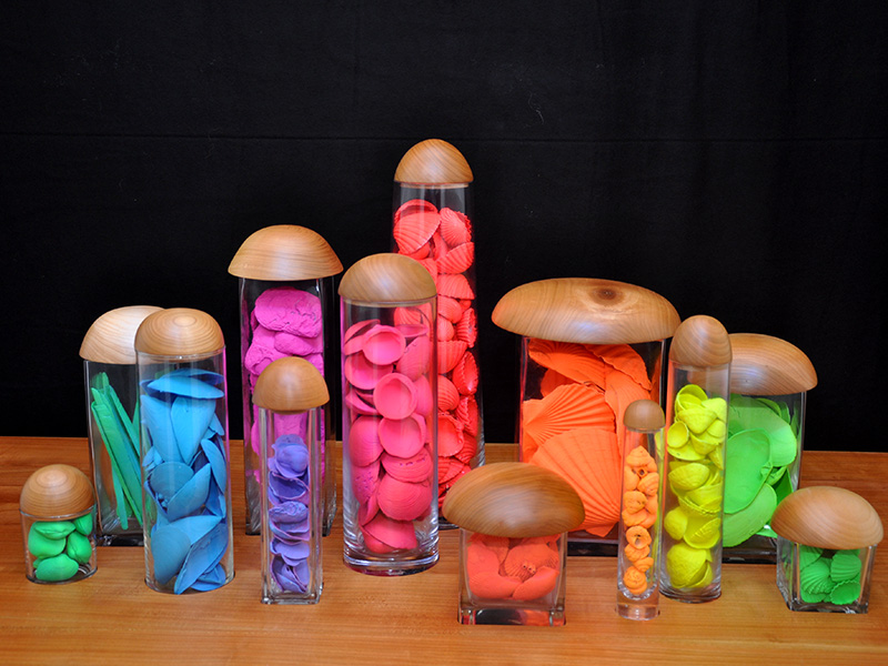 Das Phänomen Licht stellt die neue Ausstellung ins Rampenlicht, unter anderem auch mit Kunstwerken: Fotos: Uni Graz/Schweiger 