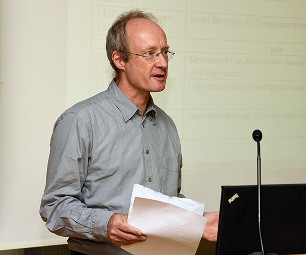 Oliver Sass,Co- Sprecher des Schwerpunkts Umwelt und Globaler Wandel. Fotos: Uni Graz/Pichler 