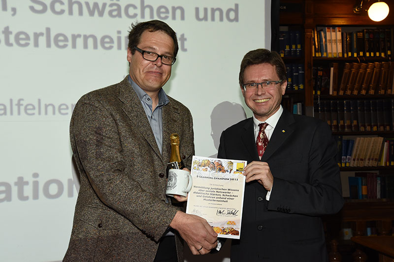 Thomas Salfelner wurde mit dem Anerkennungspreis ausgezeichnet. 