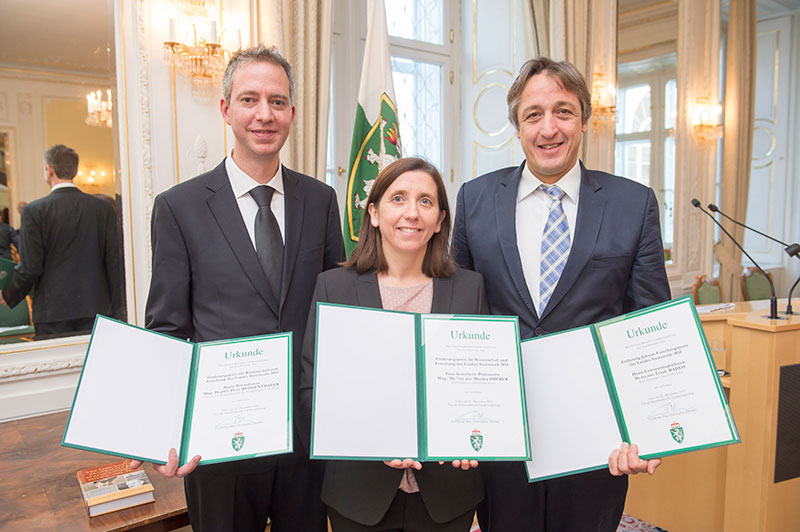 Peter Ruggenthaler vom Ludwig Boltzmann Institut für Kriegsfolgen-Forschung erhielt ebenfalls einen Förderungspreis. 