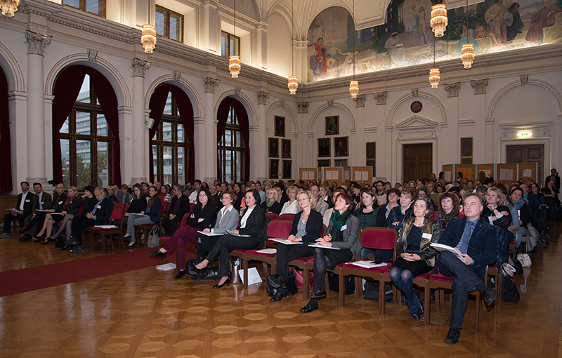 Gut gefüllte Aula beim Tag der Fachdidaktik. Alle Fotos: Uni Graz/Kastrun. 