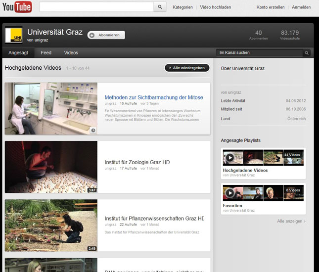 Neues aus den Uni-Studios: Dieses Mal wird die Mitose (Zellkernteilung) sichtbar gemacht. 