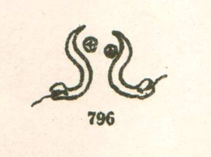 aus: Hans Gross: Die Gaunerzinken der Freistädter Handschrift, in: Archiv für Kriminal-Anthropologie und Kriminalistik 2 (1899) 