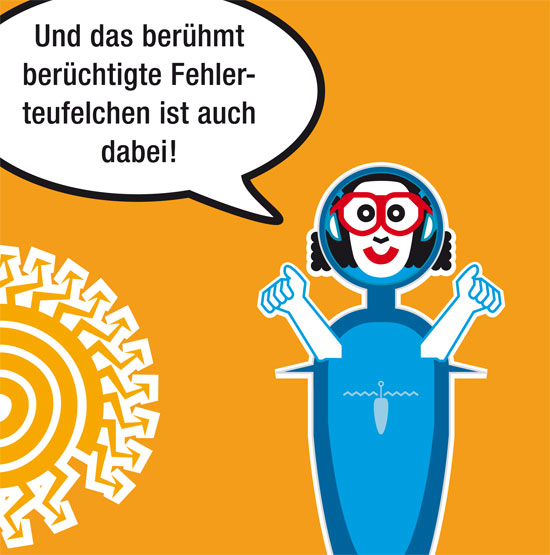 Mit Fehlern richtig umgehen - wie das geht, untersuchen die Teilnehmenden der KinderUniGraz in der aktuellen Vorlesung. 