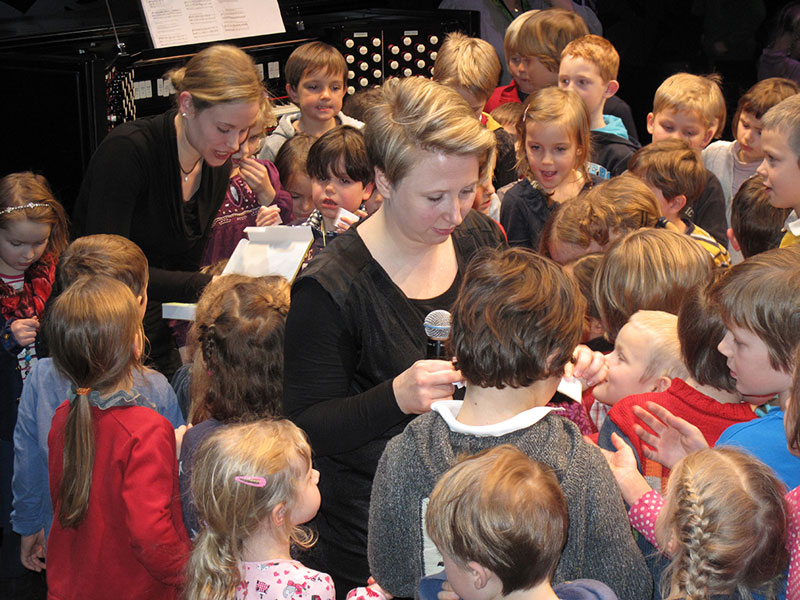 Mit dem KUG-Kinderabo können Kinder in die Welt der Musik eintauchen. Foto: KUG/Mahmoudi. 