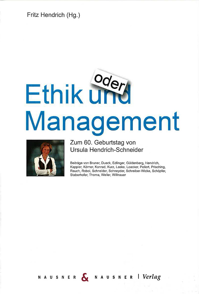 Cover des Buches Ethik und Management 