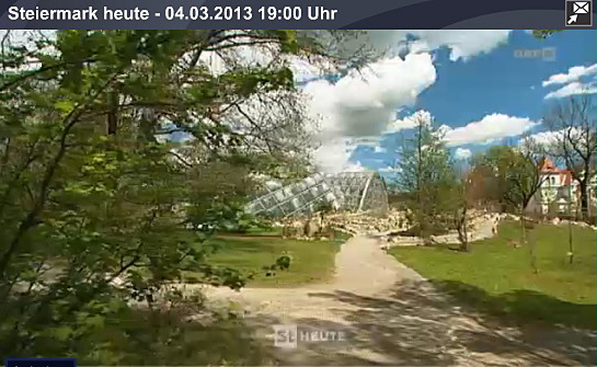 Steirische Rekorde im Botanischen Garten: Noch bis 11. März nachzusehen! Foto: ORF. 