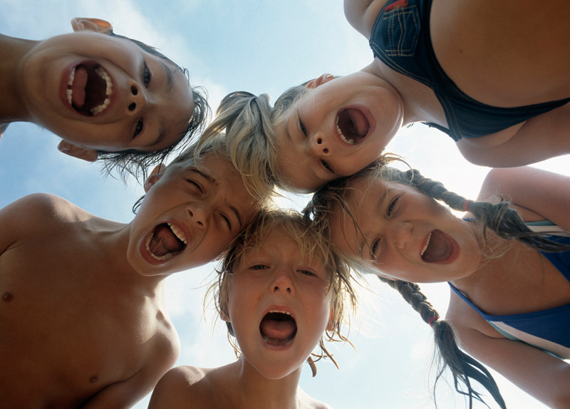 Zahlreiche Betreuungsangebote für Kinder von Uni-Angehörigen sorgen Spaß im Sommer. Foto: Microsoft. 