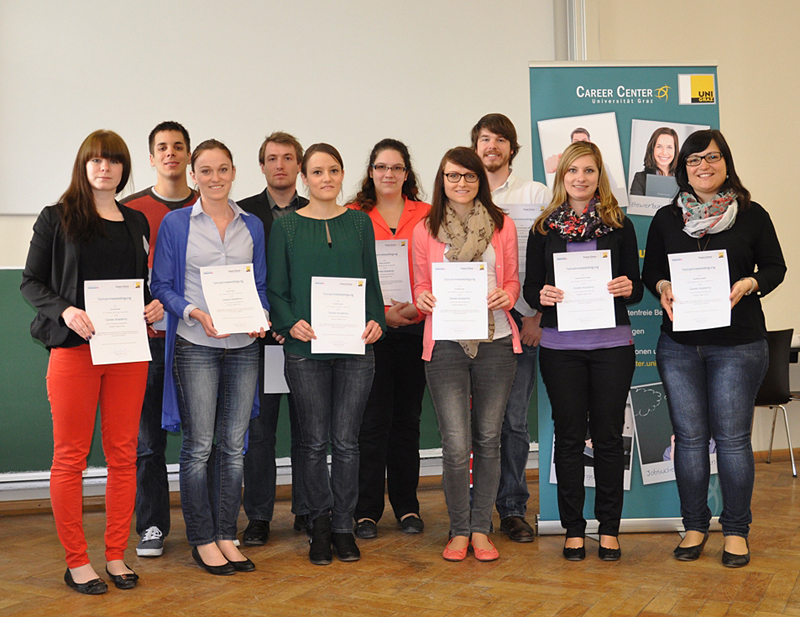 Die TeilnehmerInnen der ersten Career Academy erhielten wertvolle Einblicke in die steirische Industrie- und Unternehmenslandschaft. 