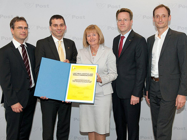 Schnürten ein gemeinsames Forschungspaket: Peter Riedler, Peter Umundum, Christa Neuper, Walter Hitziger und Otto Petrovic 