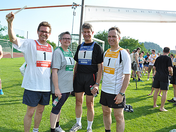 ...darunter auch das Rektoratsteam: Vizerektor Martin Polaschek, Vizerektorin Renate Dworczak, TU Graz-Rektor Harald Kainz und Vizerektor Peter Riedler. 