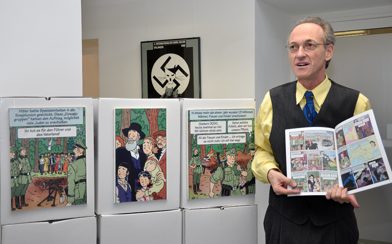 Holocaust im Comic - wie vielschichtig dieses gewagt anmutende Thema tatsächlich ist, zeigte Franz Stangl, Kustos des UniGraz@Museum. 