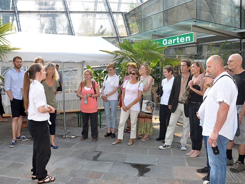 Pilze standen im Mittelpunkt von Führungen... 