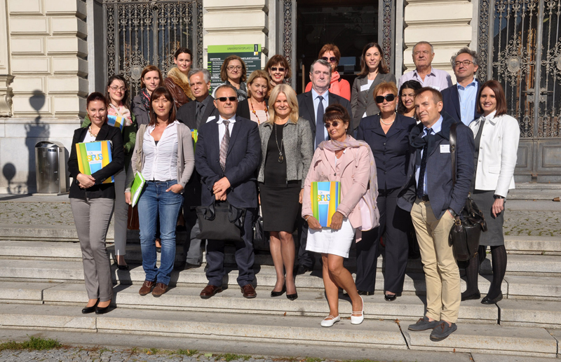 Die VertreterInnen der serbischen Universitäten Novi Sad, Belgrad, Nis, Novi Pazar, Kragujevac und Singindum University sind noch die gesamte Woche auf Study Visit an der Universität Graz. 