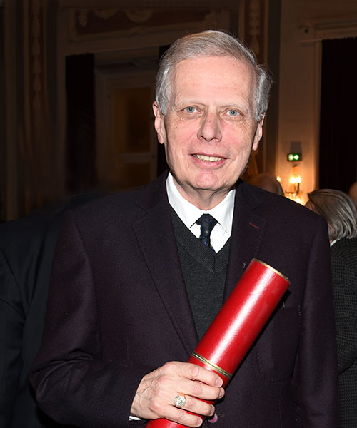 Johann Trummer wurde für seine Verdienste um die Katholisch-Theologische Fakultät der Universität Graz mit dem Ehrenring in Gold geehrt. Fotos: Uni Graz/Pichler 