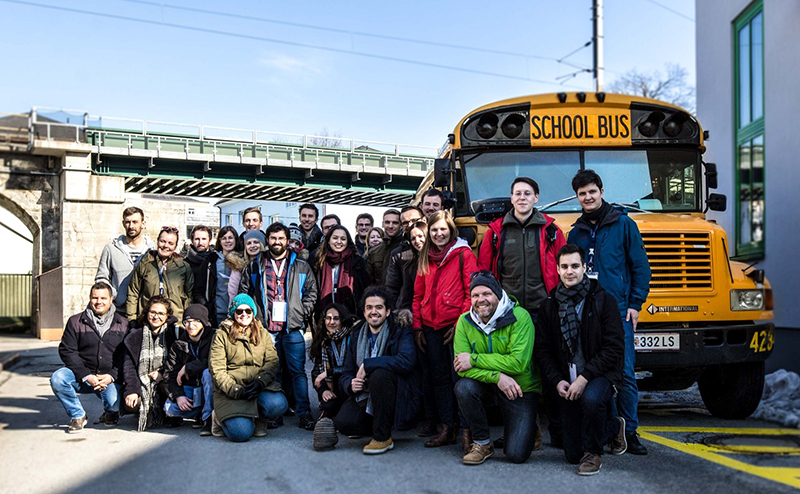 Die TeilnehmerInnen des Ideengartens starteten den Roadtrip im Westen Österreichs bei Sonnenschein. Foto: Ideengarten. 