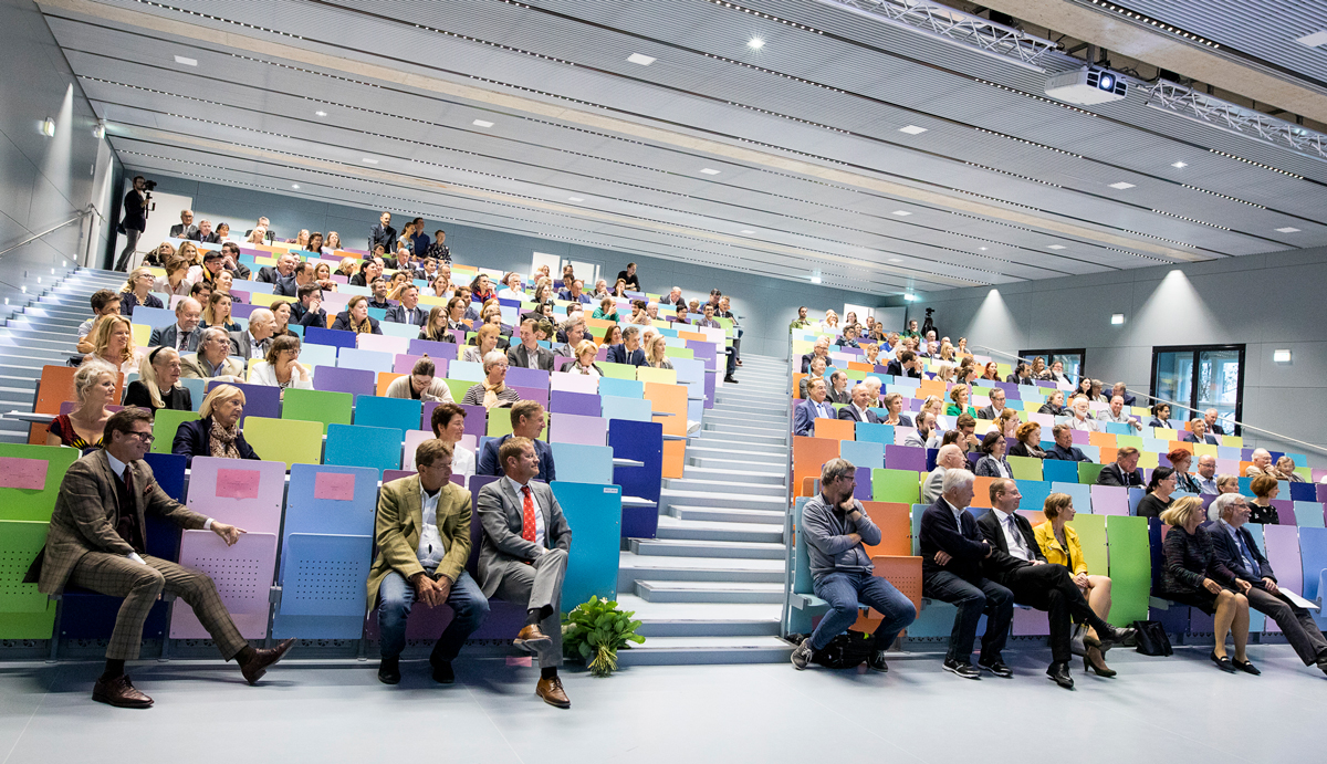 Gemeinsam mit der Bibliothek wurde auch der neue Hörsaal eröffnet. Foto: Uni Graz/Kanizaj 