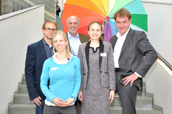 Auftakt-Treffen von OPEDUCA: Friedrich Zimmermann (2. v. l.) und sein Team 