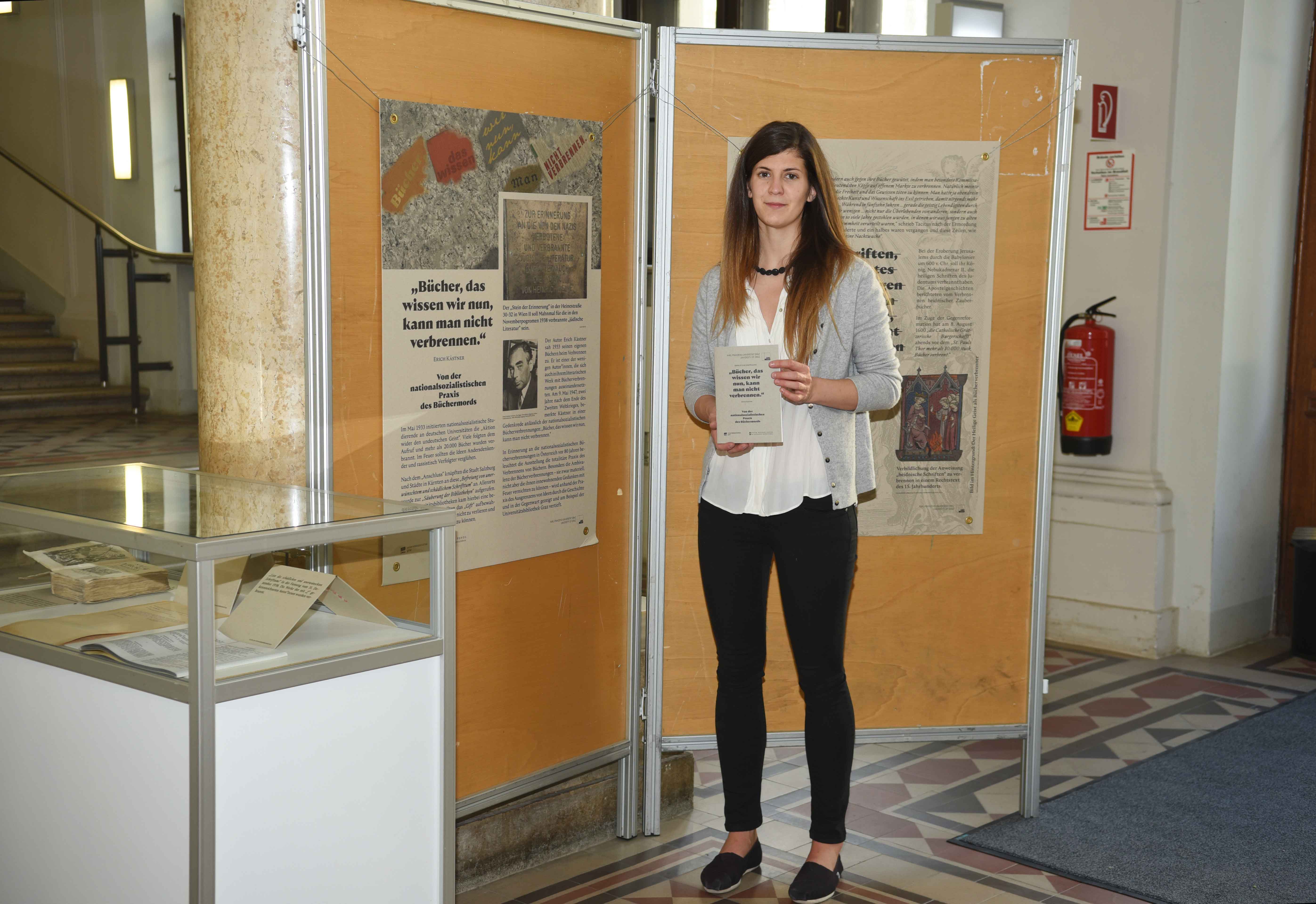 Ausstellungskuratorin Susanne Korbel vom Centrum für Jüdische Studien 