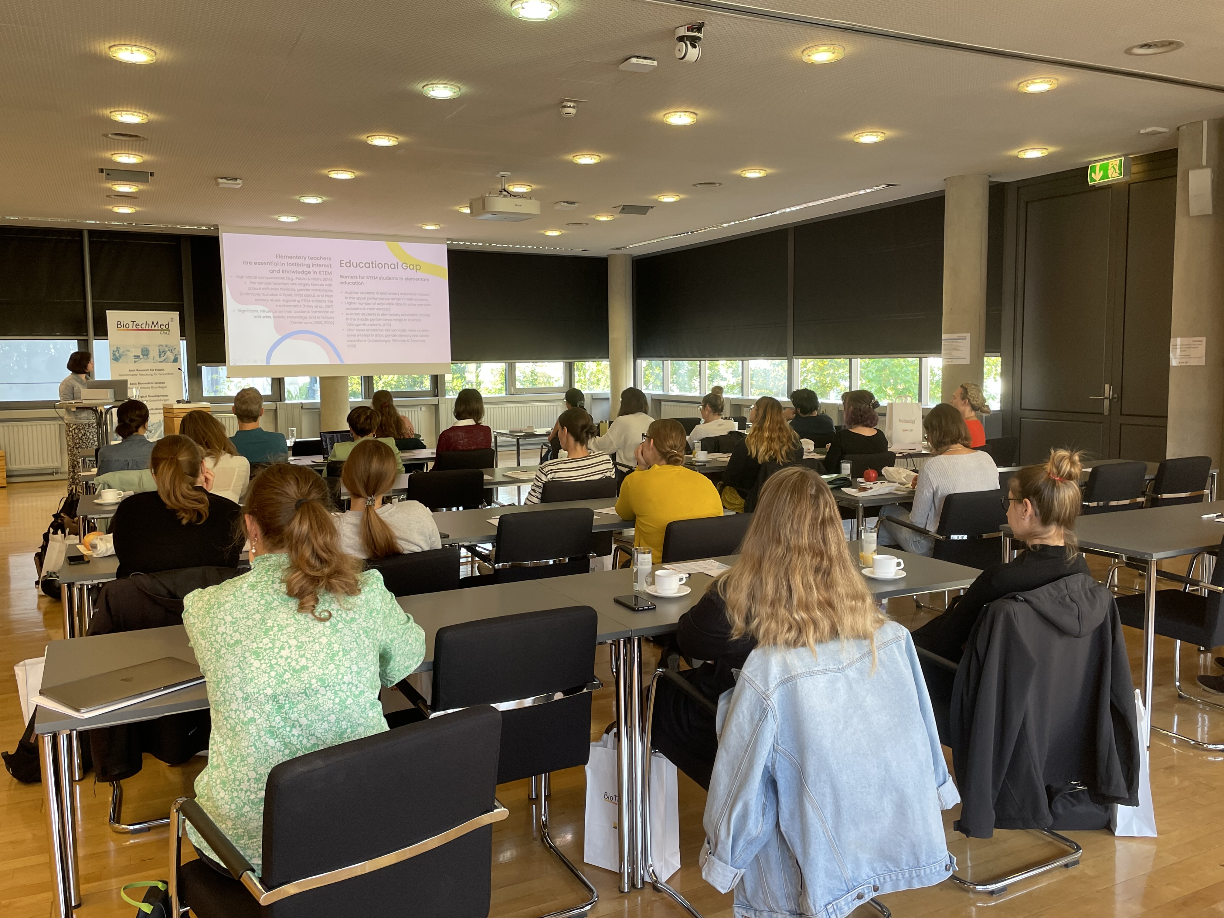 Teilnehmer*innen des Science Breakfast 