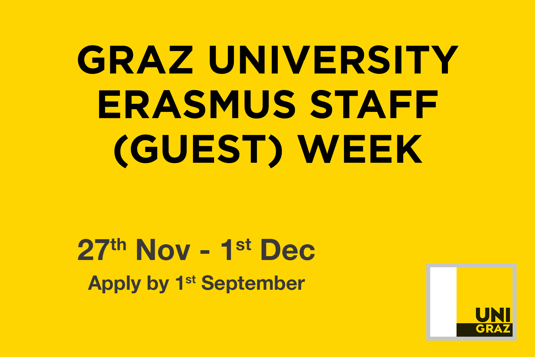 graz university erasmus staff week 