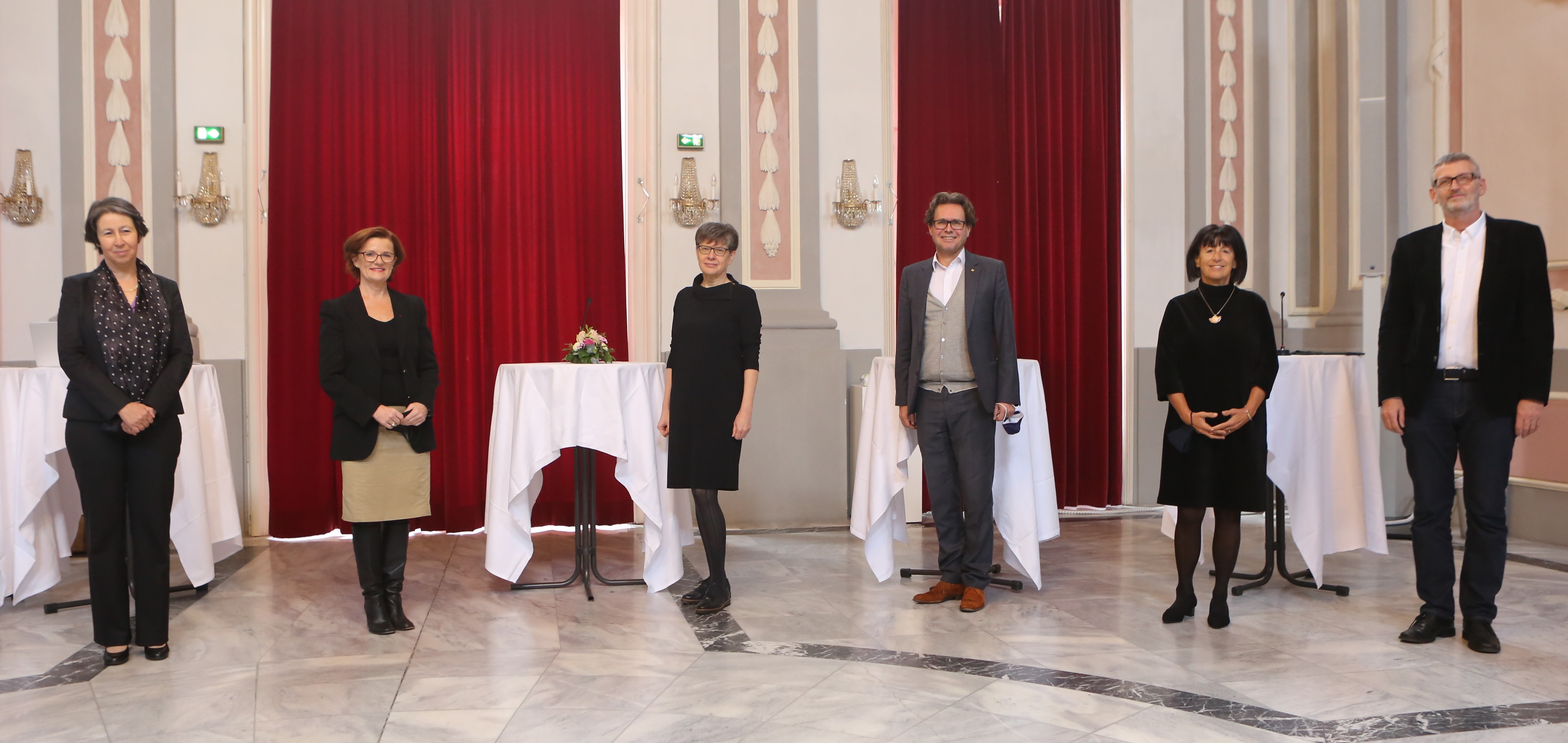 Rektor*innen von Uni Graz, PH Stmk und KPH Graz haben gemeinsam mit dem Leitungsteam das FZIB eröffnet/Foto Copyright Martin Grössler PHST ©Martin Grössler PHST