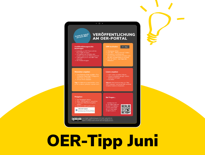 Ziergrafik mit dem Infosheet 
