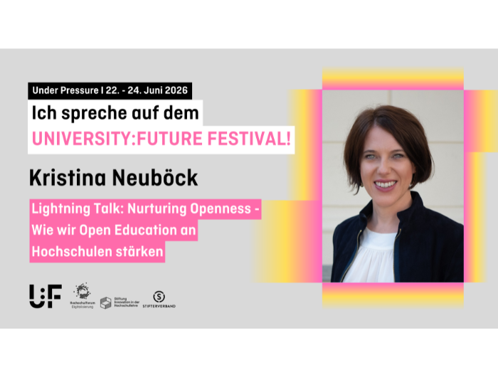 Werbesujet University Future Festival 2026 