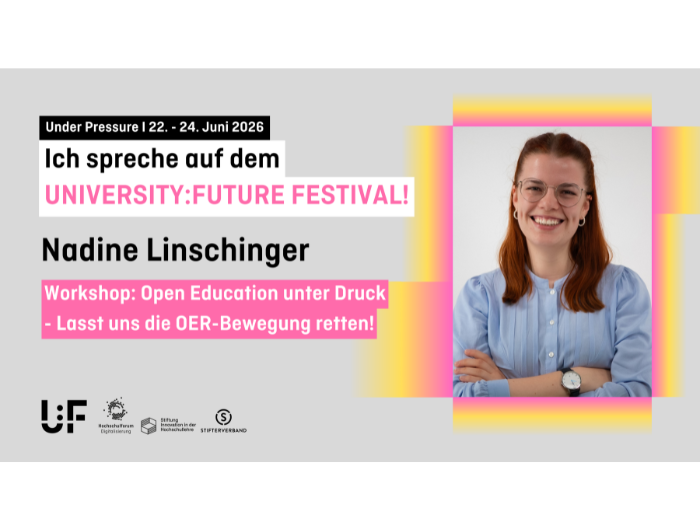 Werbesujet University Future Festival 2026 