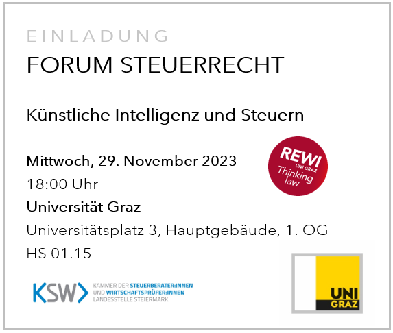 Forum Steuerrecht 29.11.2023 