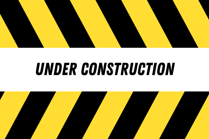 Under construction sign 