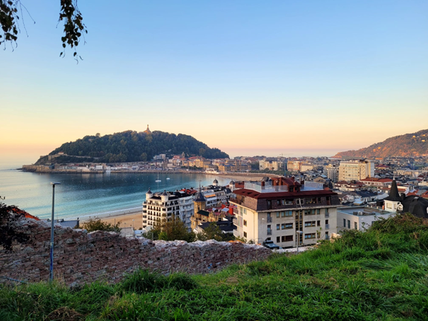 Panorama in San Sebastian 