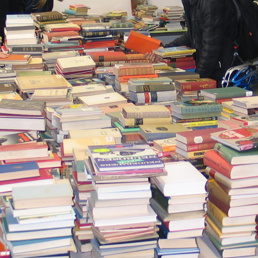 Stapelweise Bücher: Die UB Graz veranstaltet von 16. bis 18. April wieder ihren Flohmarkt 