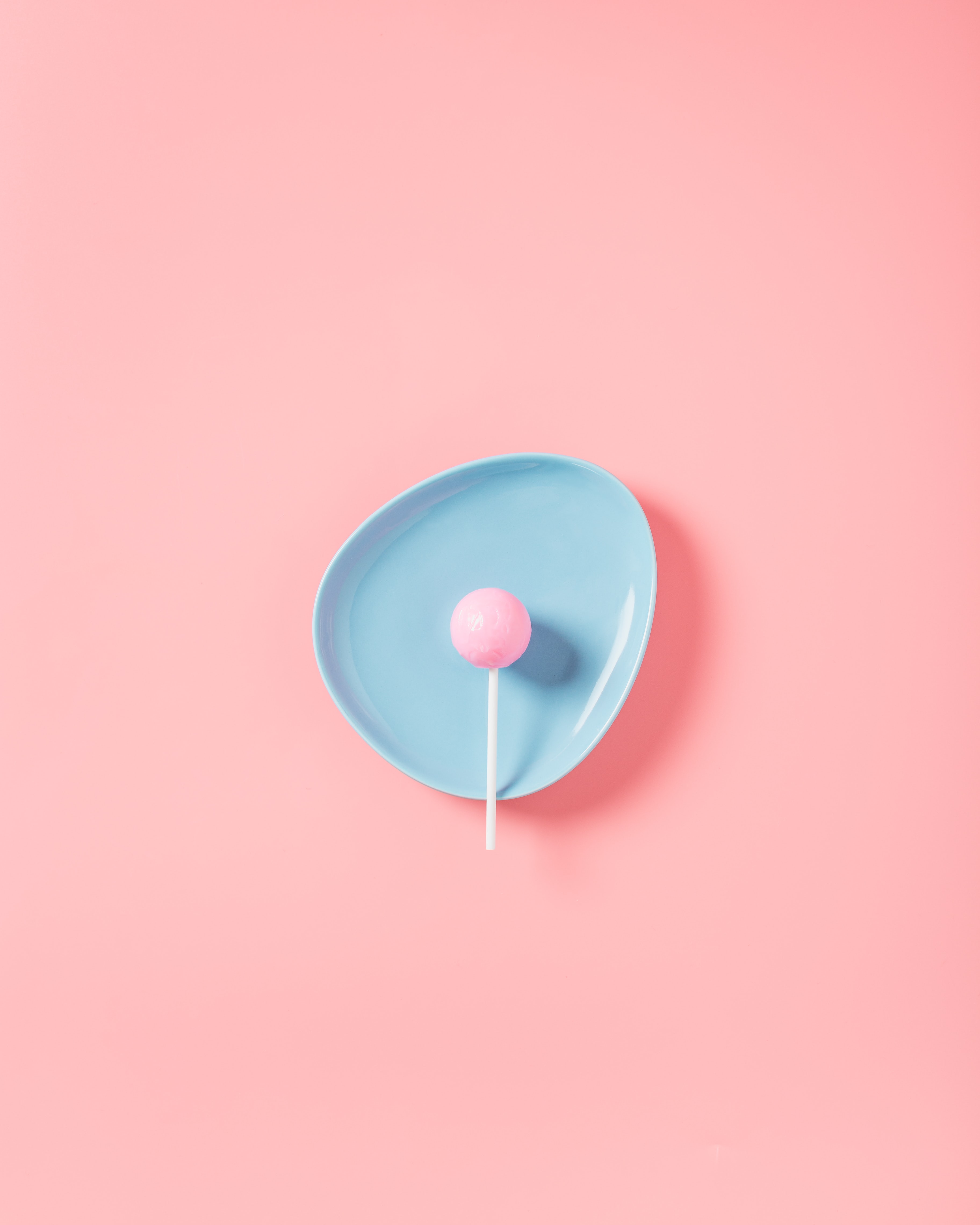 Lollipop am Teller 