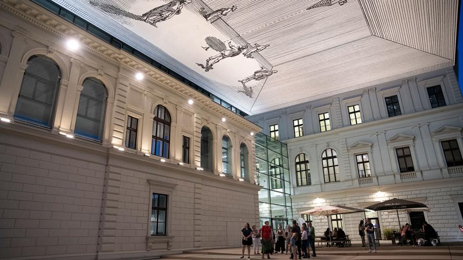 Foyer der UB Uni Graz 