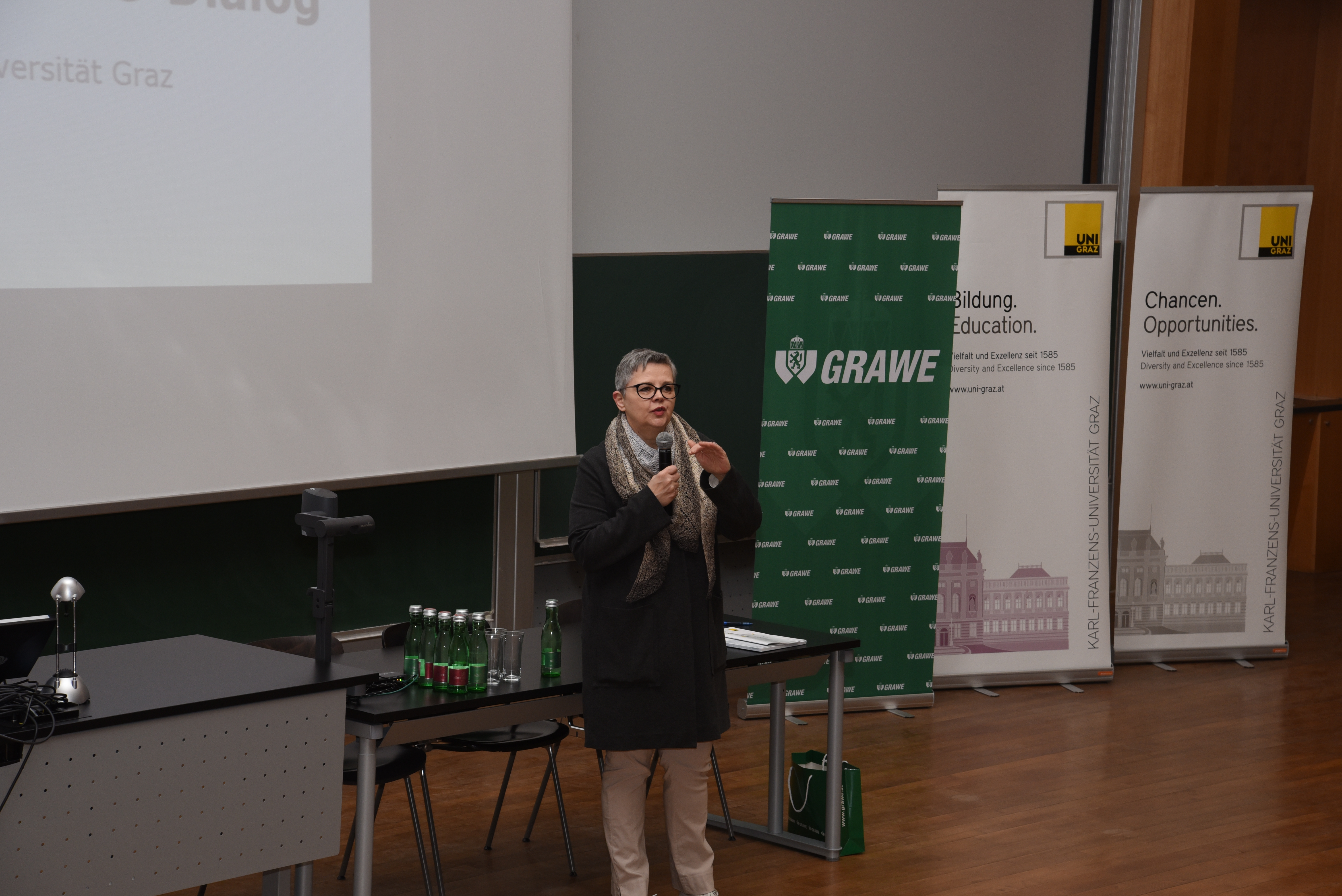 Uni Graz, 11. Österreichischer Wirtschaftspädagogik-Kongress, RESOWI, Institut für Wirtschaftspädagogik, Eröffnung Renate Dworczak ©Uni Graz/Eklaude